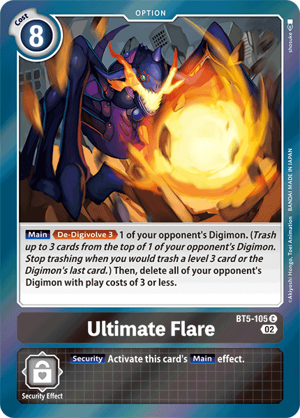 Resurgence Booster BT5-105 Ultimate Flare Alternative Art