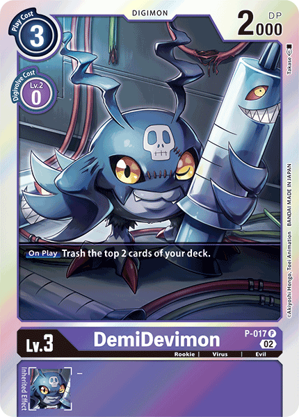 Resurgence Booster P-017 DemiDevimon Alternative Art