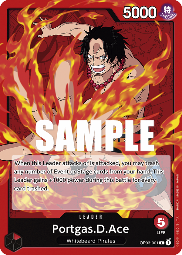 OP03-001 | L | LEADER Portgas.D.Ace
