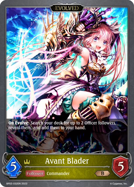 Reign of Bahamut BP02-032 Avant Blader Evolved