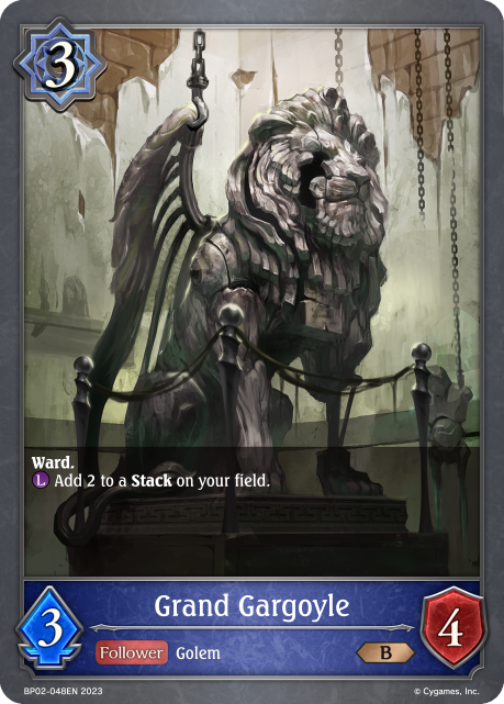 Reign of Bahamut BP02-048 Grand Gargoyle