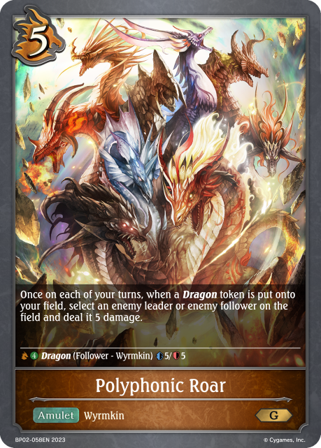 Reign of Bahamut BP02-058 Polyphonic Roar