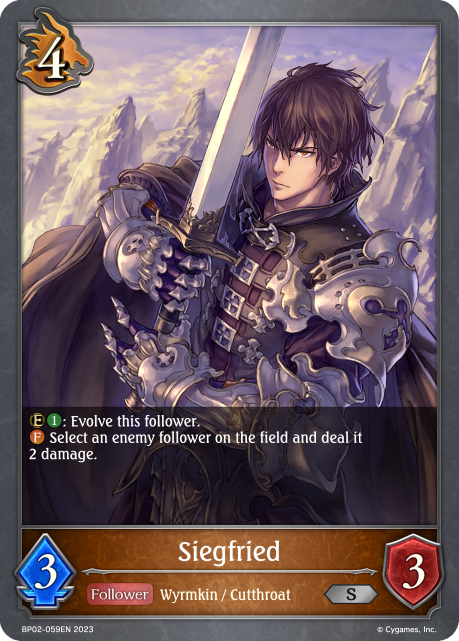 Reign of Bahamut BP02-059 Siegfried