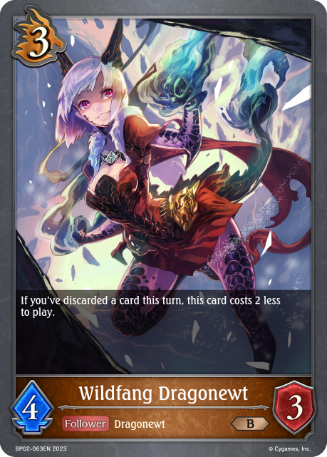 Reign of Bahamut BP02-063 Wildfang Dragonewt
