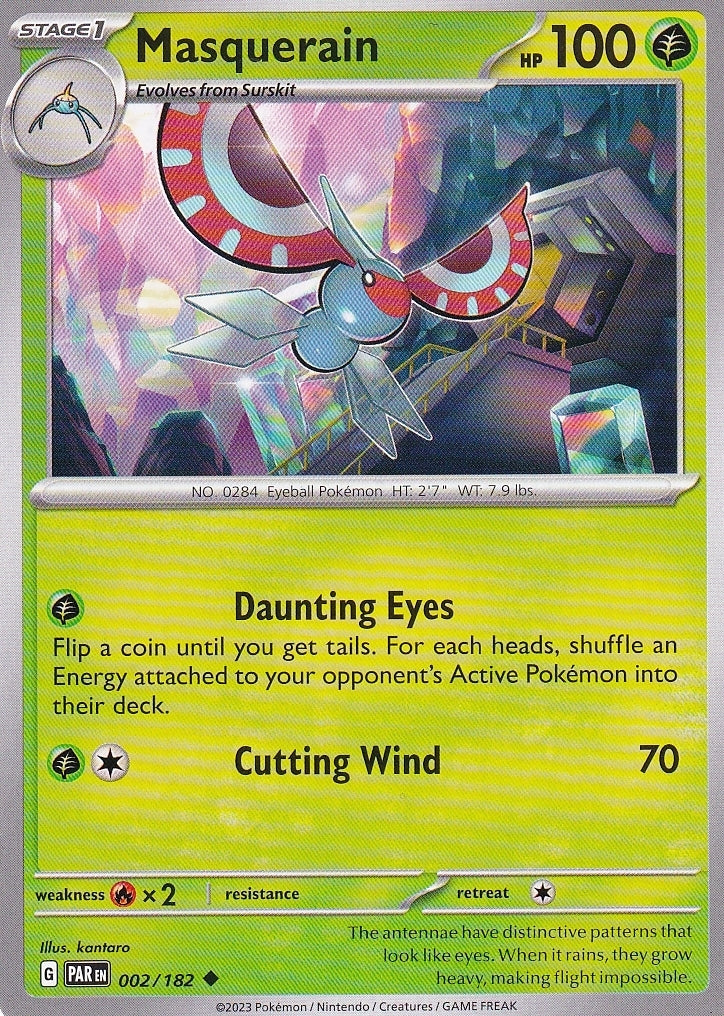 Scarlet & Violet Paradox Rift 002/182 Masquerain