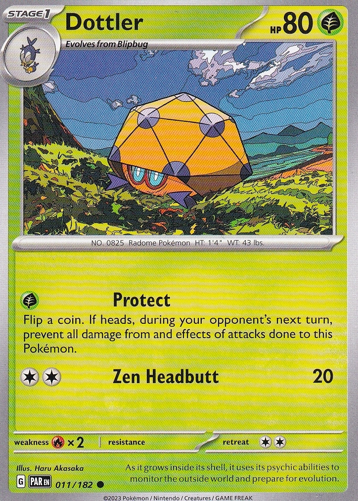 Scarlet & Violet Paradox Rift 011/182 Dottler