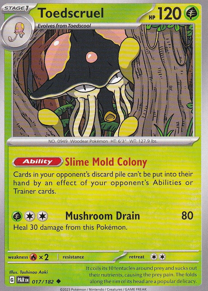 Scarlet & Violet Paradox Rift 017/182 Toedscruel