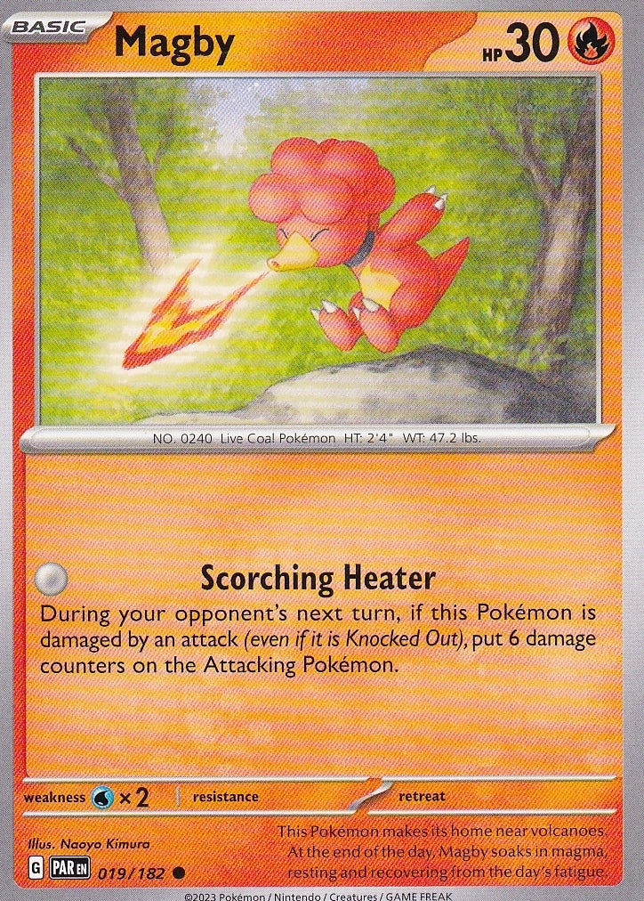 Scarlet & Violet Paradox Rift 019/182 Magby