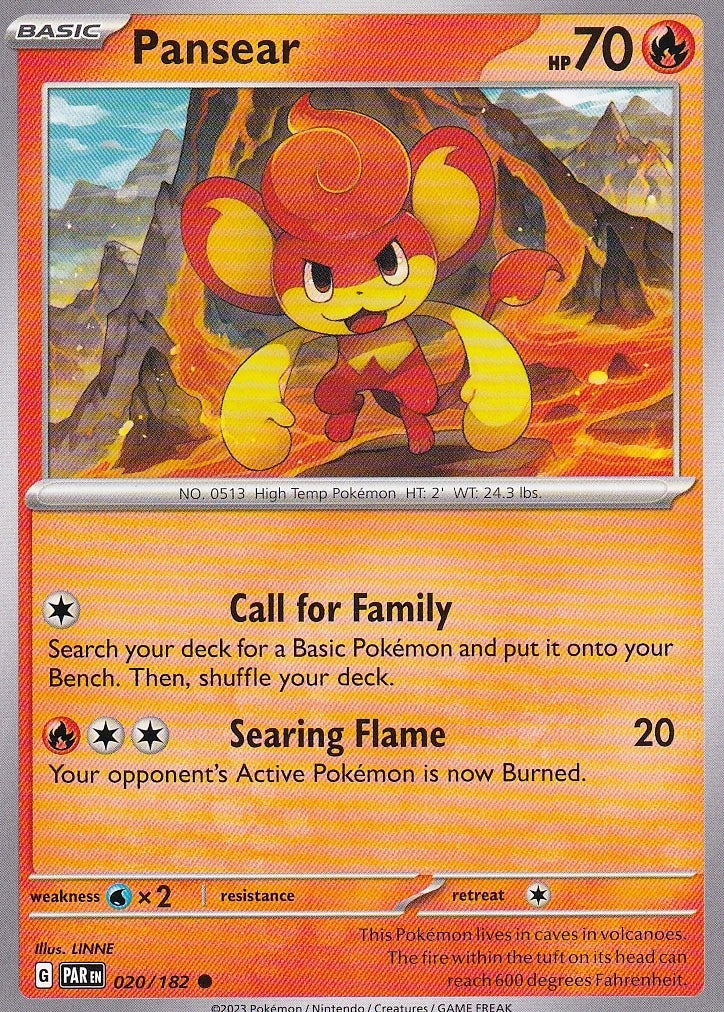 Scarlet & Violet Paradox Rift 020/182 Pansear