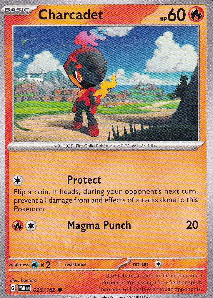 Scarlet & Violet Paradox Rift 025/182 Charcadet