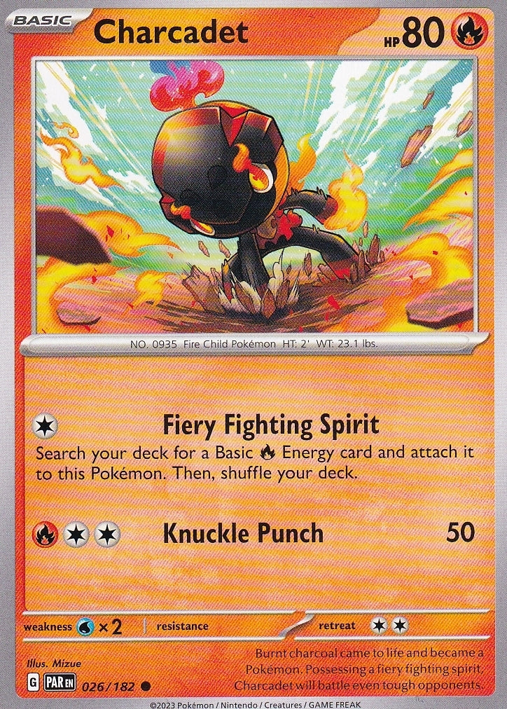 Scarlet & Violet Paradox Rift 026/182 Charcadet