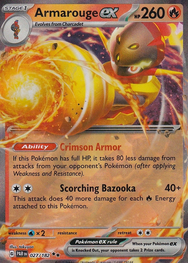 Scarlet & Violet Paradox Rift 027/182 Armarouge ex