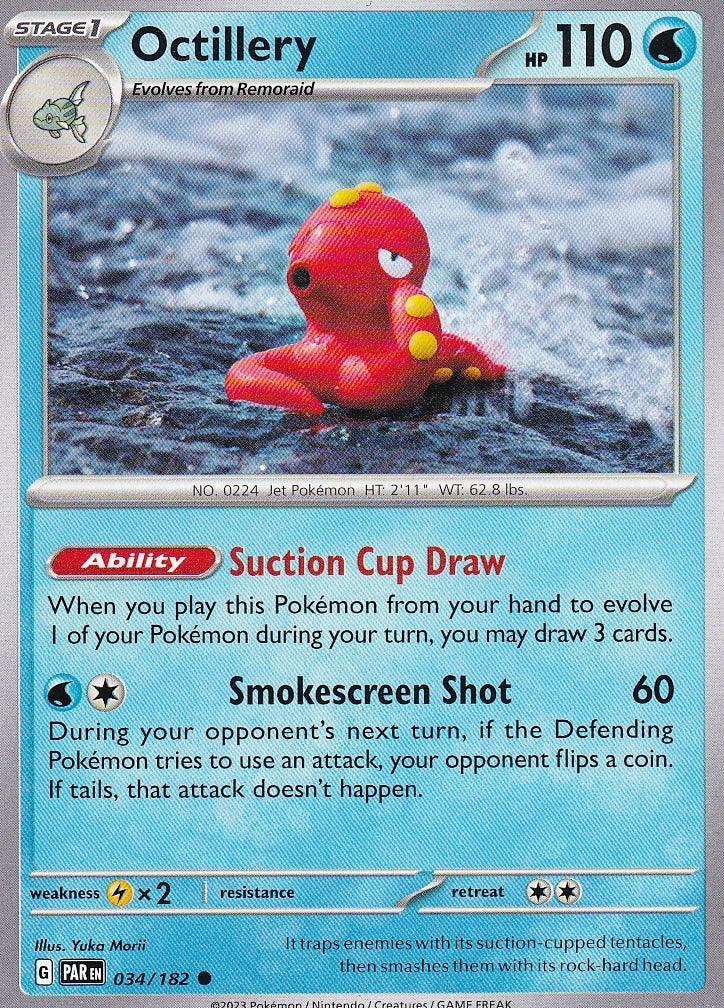 Scarlet & Violet Paradox Rift 034/182 Octillery