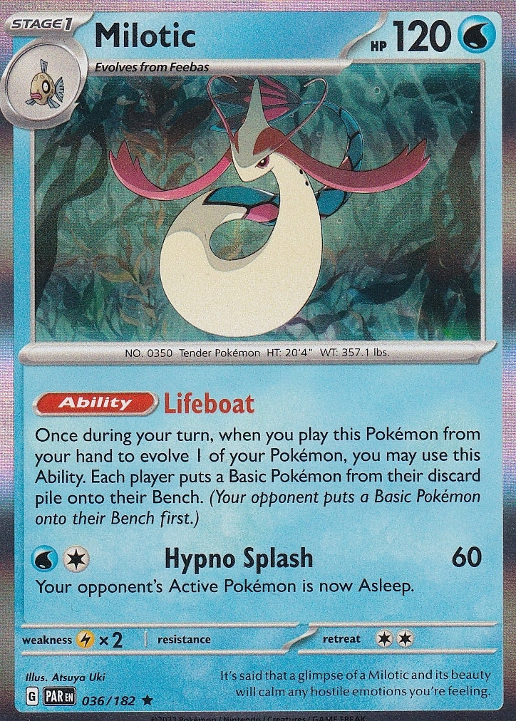 Scarlet & Violet Paradox Rift 036/182 Milotic