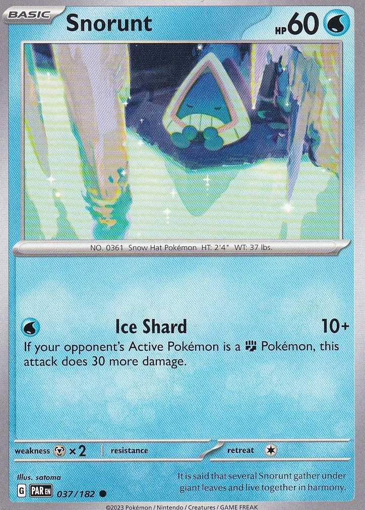 Scarlet & Violet Paradox Rift 037/182 Snorunt