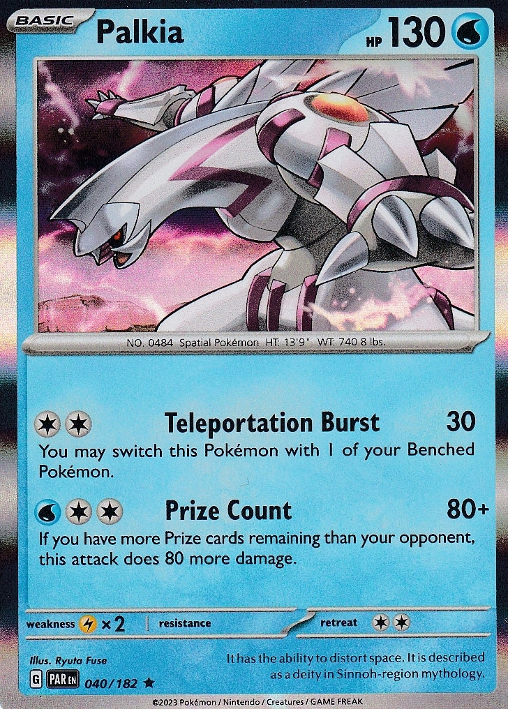 Scarlet & Violet Paradox Rift 040/182 Palkia