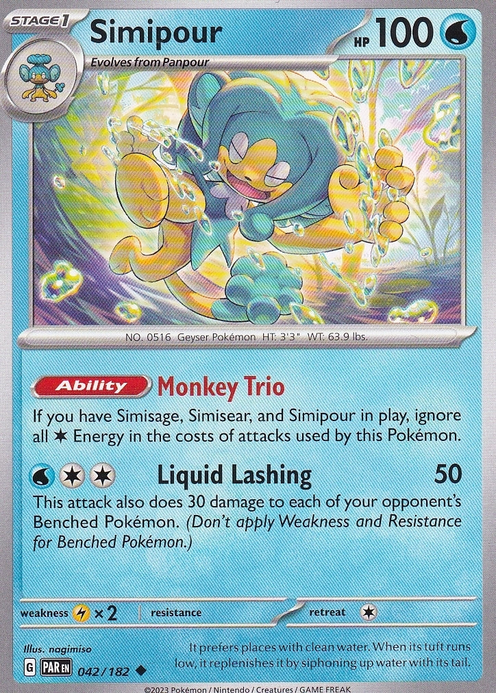 Scarlet & Violet Paradox Rift 042/182 Simipour