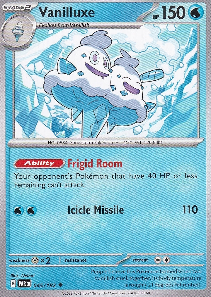Scarlet & Violet Paradox Rift 045/182 Vanilluxe