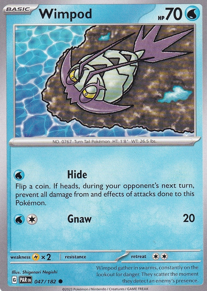 Scarlet & Violet Paradox Rift 047/182 Wimpod