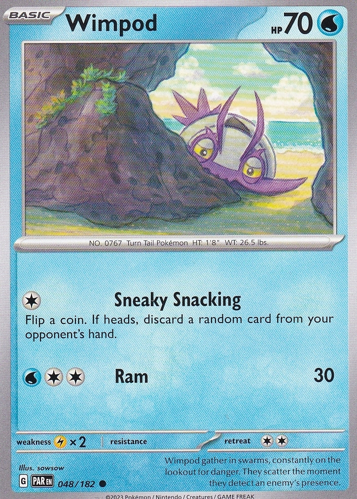 Scarlet & Violet Paradox Rift 048/182 Wimpod