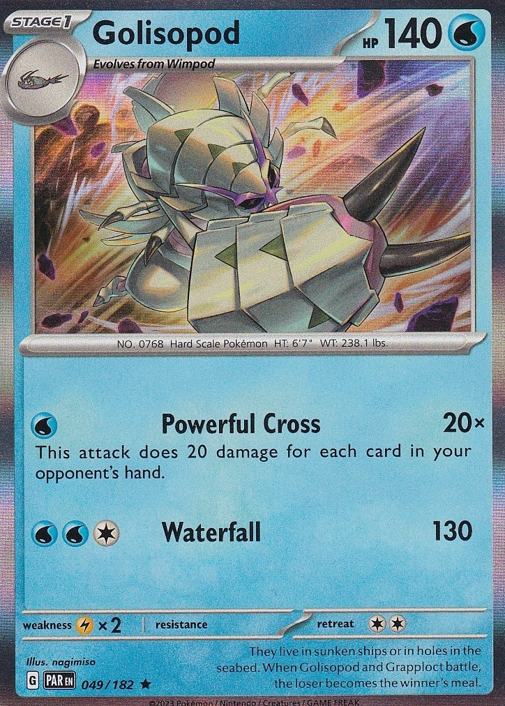 Scarlet & Violet Paradox Rift 049/182 Golisopod
