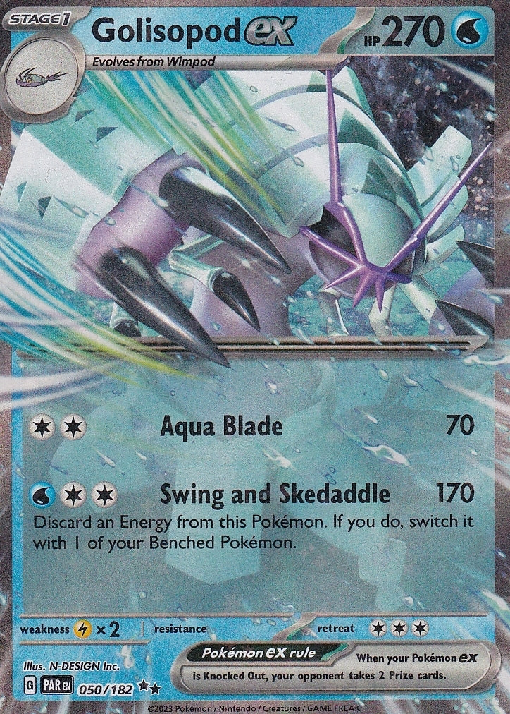 Scarlet & Violet Paradox Rift 050/182 Golisopod ex