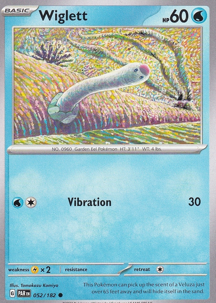 Scarlet & Violet Paradox Rift 052/182 Wiglett