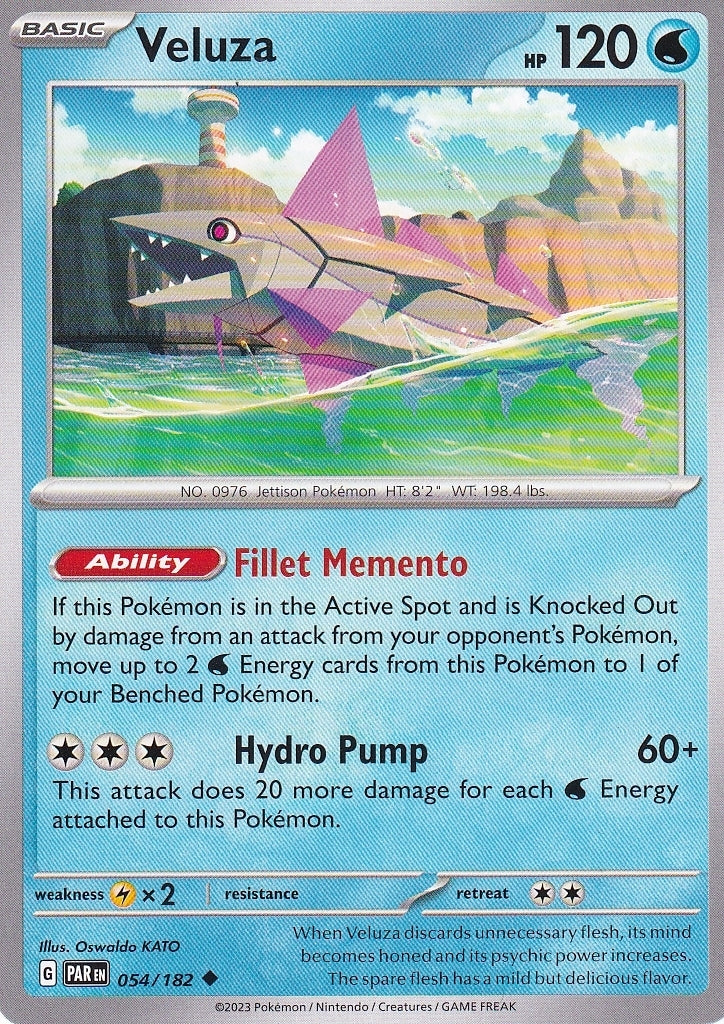 Scarlet & Violet Paradox Rift 054/182 Veluza