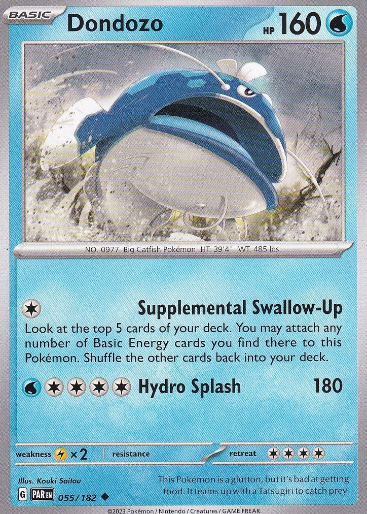 Scarlet & Violet Paradox Rift 055/182 Dondozo