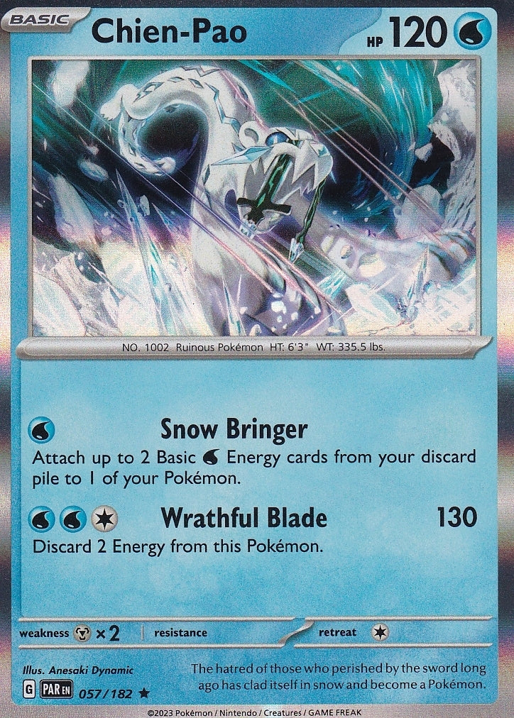 Scarlet & Violet Paradox Rift 057/182 Chien-Pao