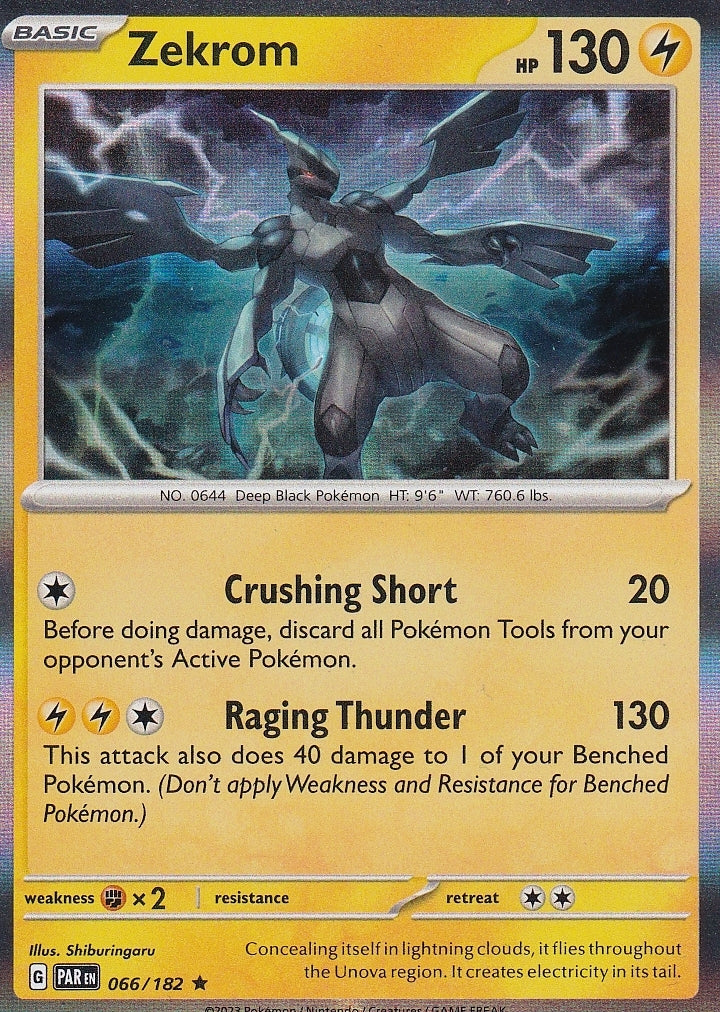 Scarlet & Violet Paradox Rift 066/182 Zekrom