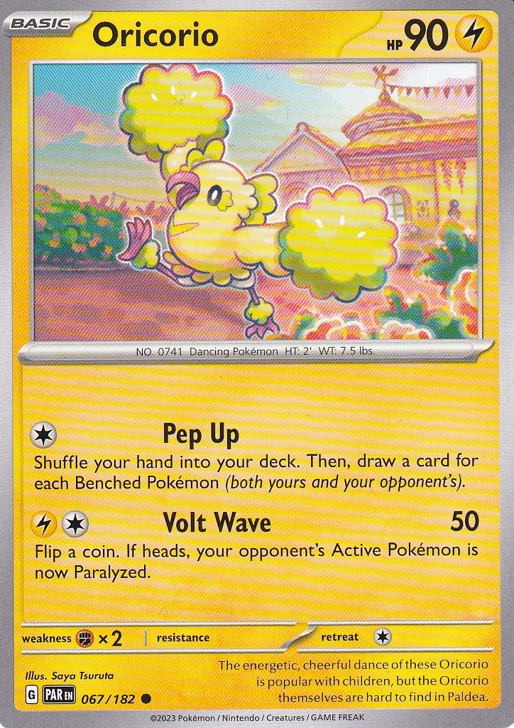 Scarlet & Violet Paradox Rift 067/182 Oricorio