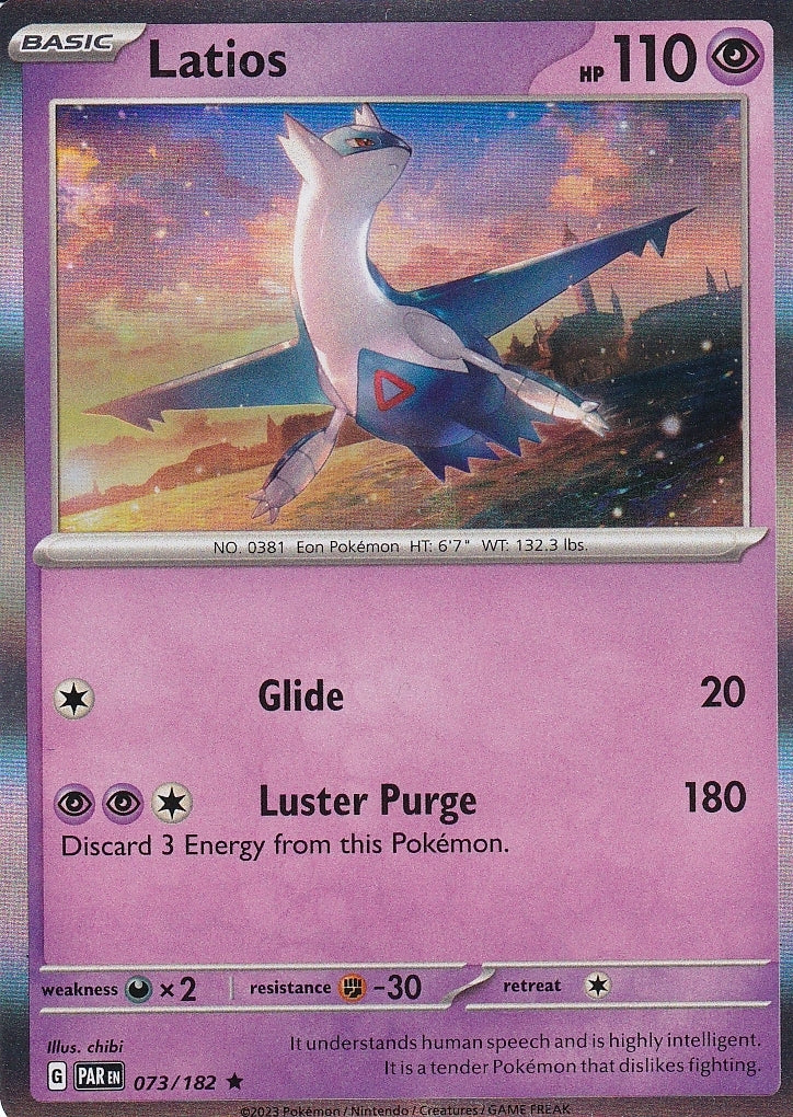 Scarlet & Violet Paradox Rift 073/182 Latios