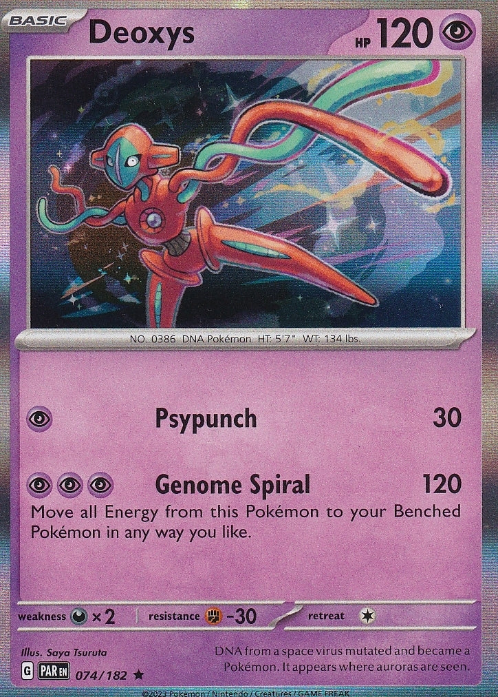 Scarlet & Violet Paradox Rift 074/182 Deoxys