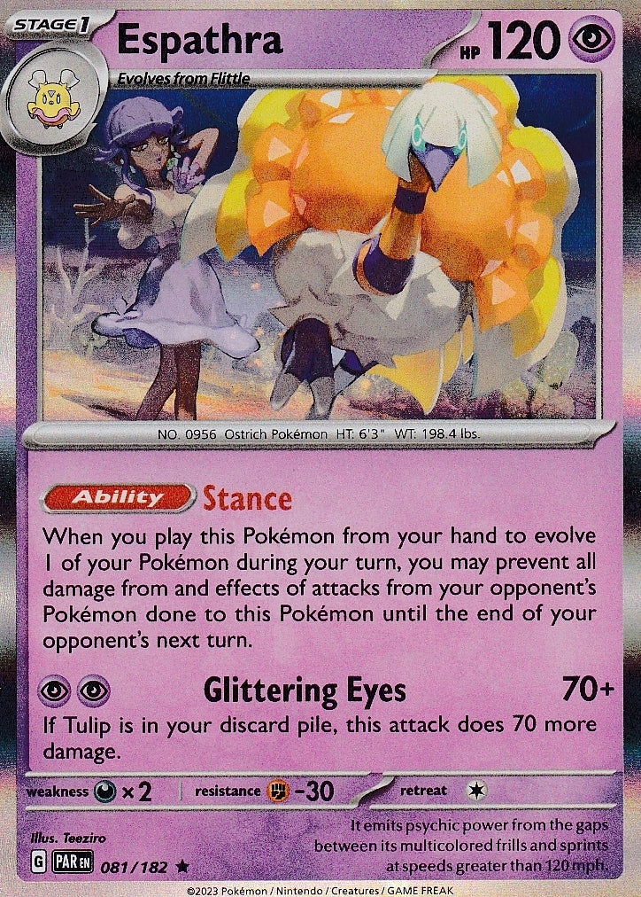 Scarlet & Violet Paradox Rift 081/182 Espathra