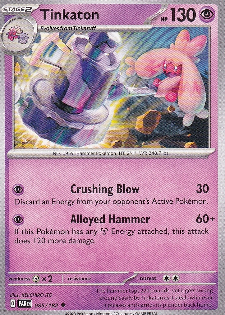 Scarlet & Violet Paradox Rift 085/182 Tinkaton