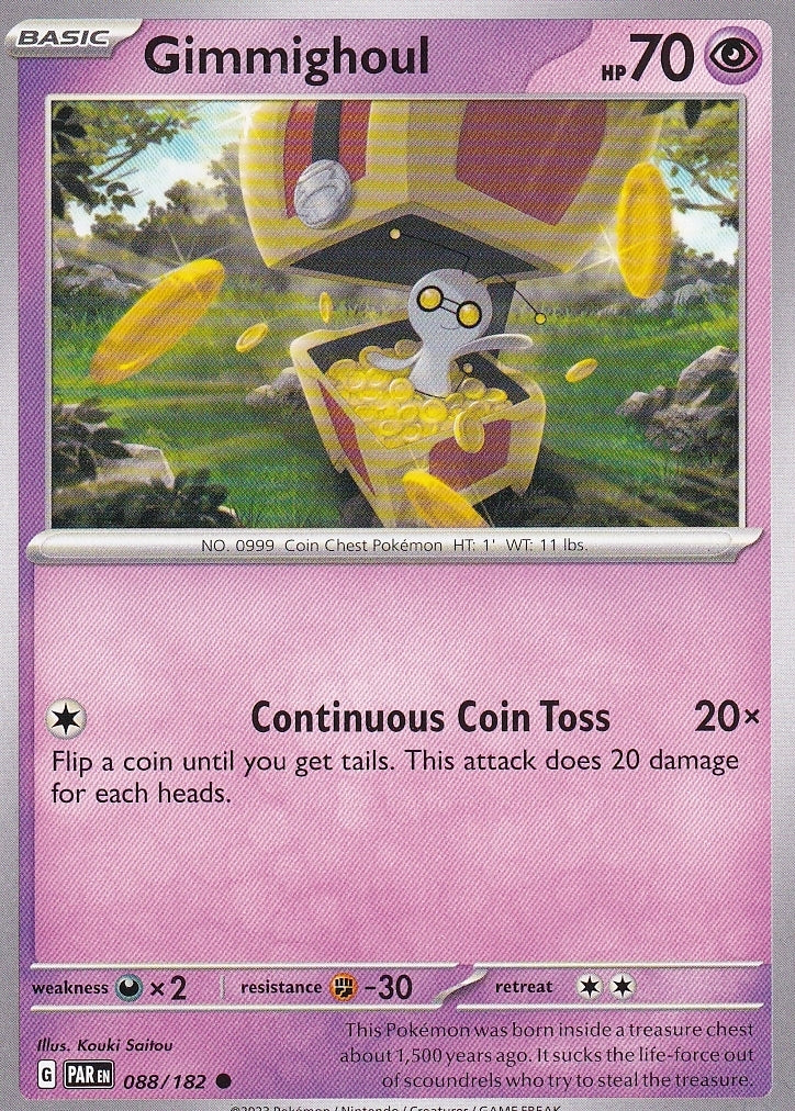 Scarlet & Violet Paradox Rift 088/182 Gimmighoul