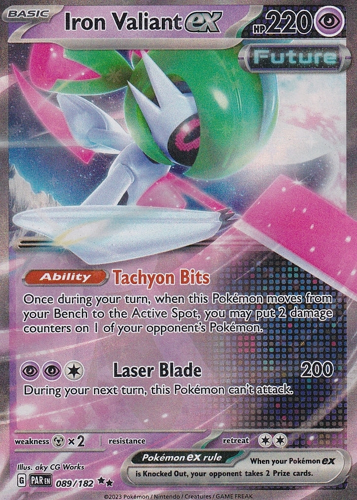 Scarlet & Violet Paradox Rift 089/182 Iron Valiant ex