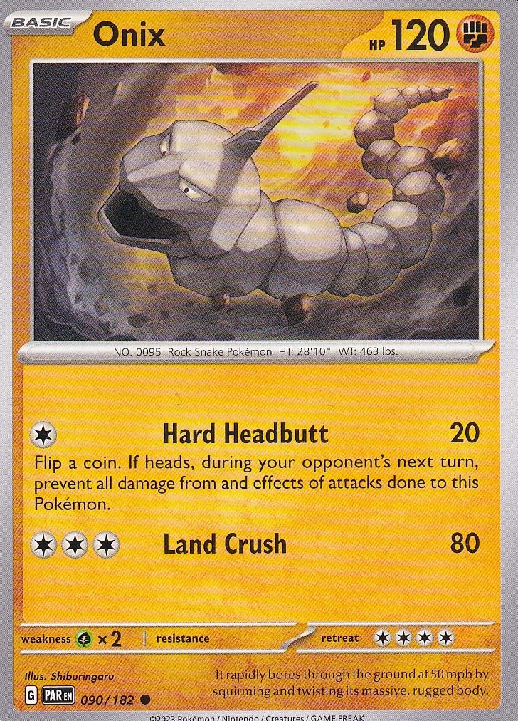 Scarlet & Violet Paradox Rift 090/182 Onix