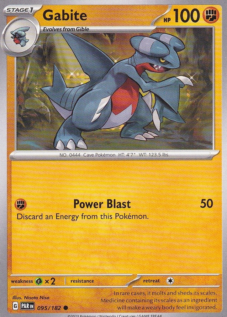 Scarlet & Violet Paradox Rift 095/182 Gabite