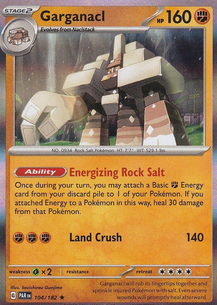 Scarlet & Violet Paradox Rift 104/182 Garganacl