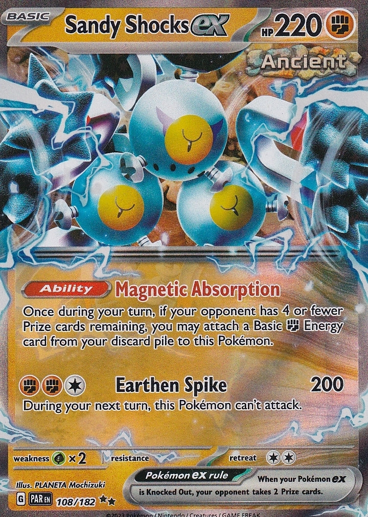 Scarlet & Violet Paradox Rift 108/182 Sandy Shocks ex