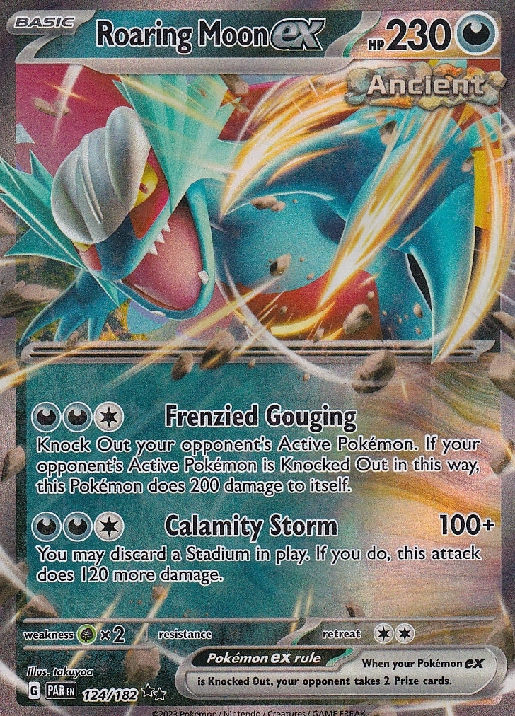 Scarlet & Violet Paradox Rift 124/182 Roaring Moon ex