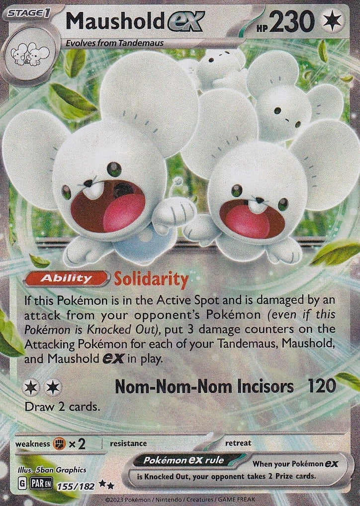 Scarlet & Violet Paradox Rift 155/182 Maushold ex