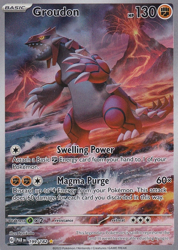 Scarlet & Violet Paradox Rift 199/182 Groudon