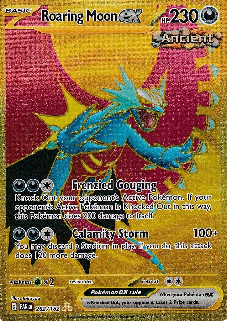 Scarlet & Violet Paradox Rift 262/182 Roaring Moon ex