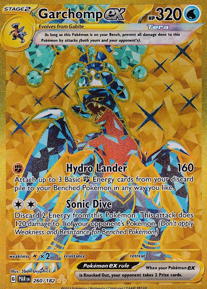 Scarlet & Violet Paradox Rift 260/182 Garchomp ex