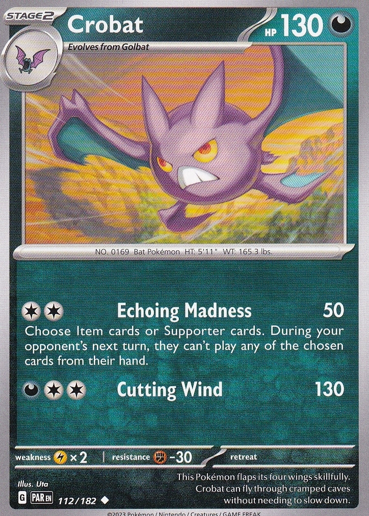 Scarlet & Violet Paradox Rift 112/182 Crobat