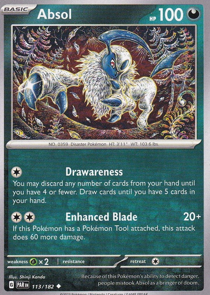 Scarlet & Violet Paradox Rift 113/182 Absol