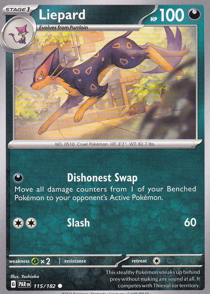 Scarlet & Violet Paradox Rift 115/182 Liepard